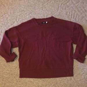 Urban Outfitters Maroon Crew Neck Sweatshirt